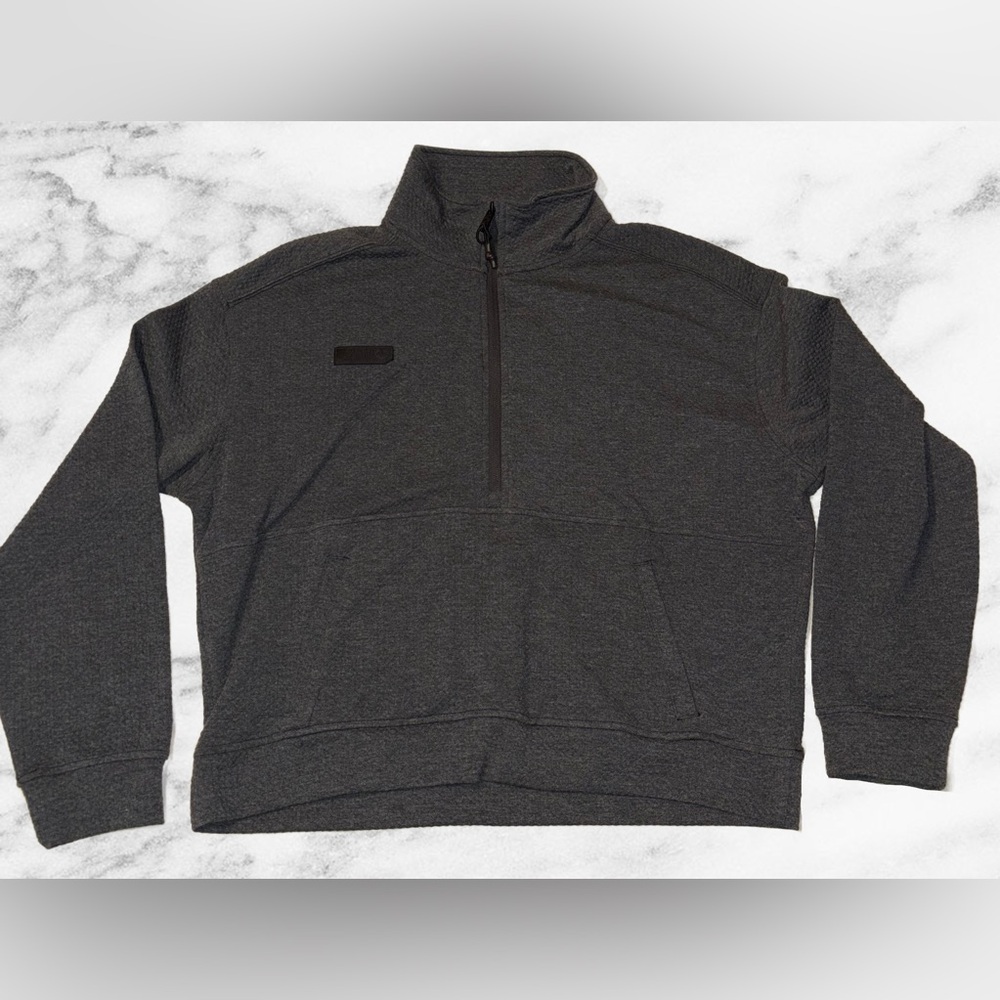Women's Charcoal Zip-Up Sweater